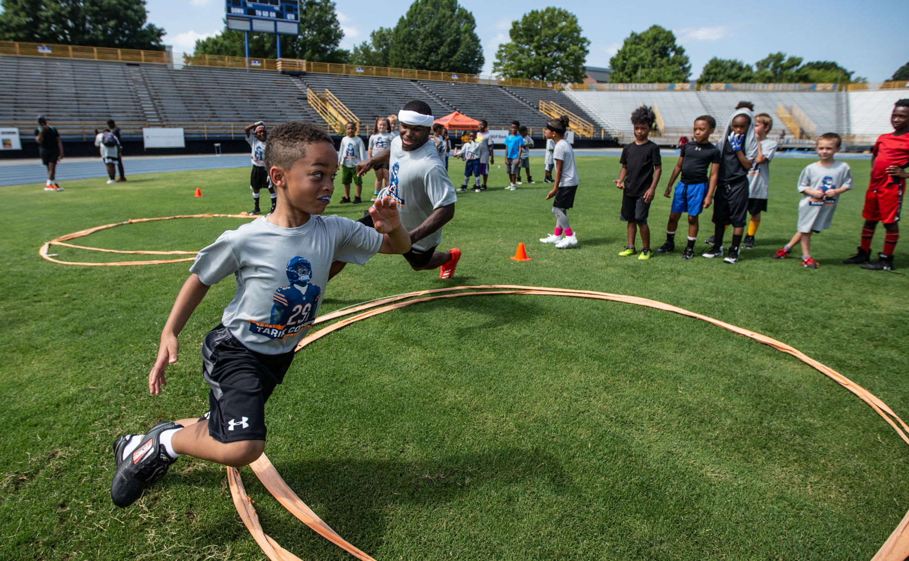 Tarik Cohen's football camp